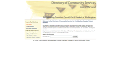 Desktop Screenshot of mdcommunityinfo.org