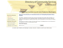 Tablet Screenshot of mdcommunityinfo.org